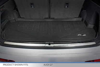 MAXLINER Custom Fit Floor Mats 3 Rows and Cargo Liner Behind 3rd Row Set Compatible with 2017-2025 Audi Q7 / SQ7