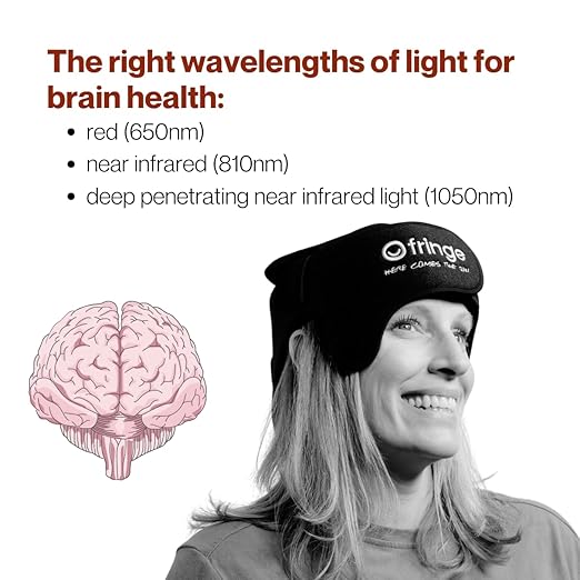 Fringe Red Light Therapy Wrap for Head & Hair, Both Red Light 660nm and