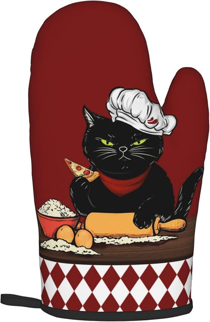 Cat Pot Holders and Oven Mitts