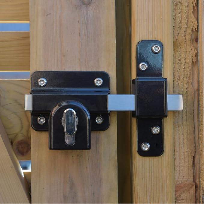 GateMate Long Throw Gate Lock, Euro Profile Gate Lock