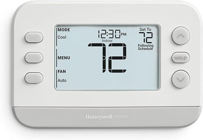 New! Honeywell Home Programmable Thermostat, Single-Stage, 1 Heat/1 Cool