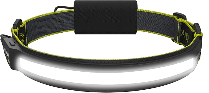 LED Headlamp Liteband Lightweight ACTIV 1000 Lumen Bright Head Lamp, Powerful High Rechargeable Battery Powered Headlamps, Camping, Running, Hard Hat Light, Best Rated For Forehead Flashlight, Night