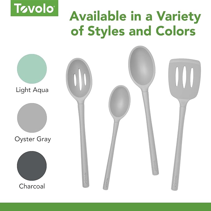 Tovolo Flex Core Silicone Slotted Deep Spoon
