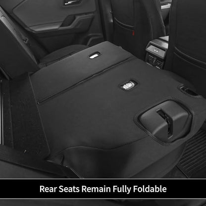 EKR Rav4 Seat Covers Custom Fit for Toyota Rav4 (Hybrid) SE/XSE & (PHEV) GR Sport 2026,Car Seat Cover Full Set for SUV,Water-Resistant, Non-Slip, Easy Clean,Neoprene(Black)
