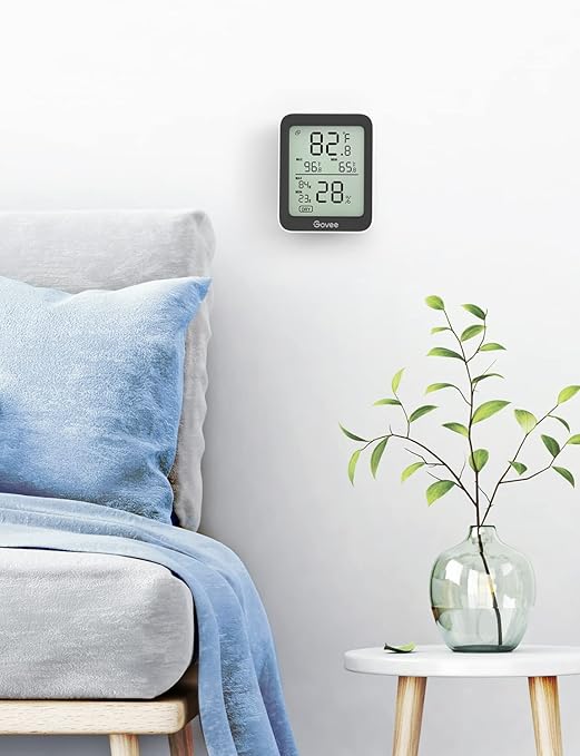 Govee Indoor Hygrometer Thermometer 3 Pack, Notification Alert