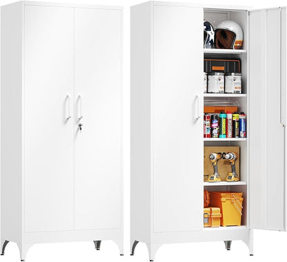 Yizosh Metal Garage Storage Cabinet