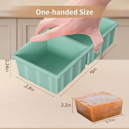 Silicone Freezer Tray for Soup Ice Cubes: 2-Cup Freezing Tray