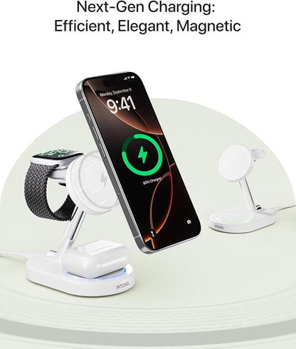 Intoval Fast Charging Station for Magsafe Apple Devices, Wireless Charger for