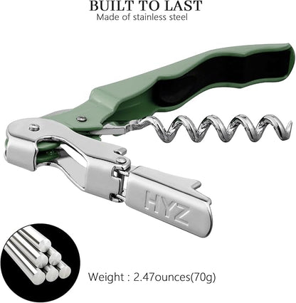 HYZ 2-Pack Wine Opener Waiter Corkscrew, Professional Wine Key