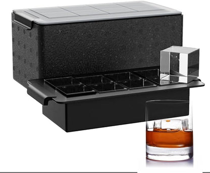Clear Ice Cube Tray for Whiskey: FDDBI 2Inch Clear Ice Cube Maker