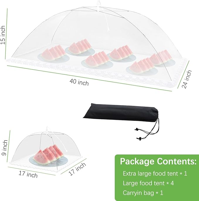 Mesh Food Covers for Outside