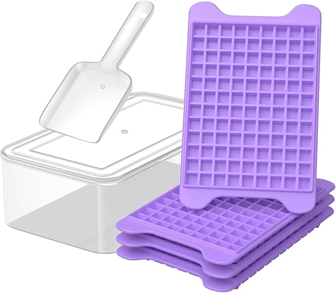 Mini Ice Cube Tray for Freezer: GGUW Nugget Ice Cube Tray