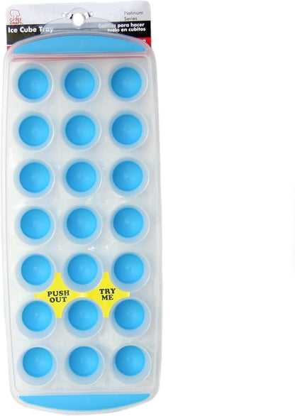 Chef Craft Select Plastic Ice Cube Tray, 11 inch in length yields 21 cubes