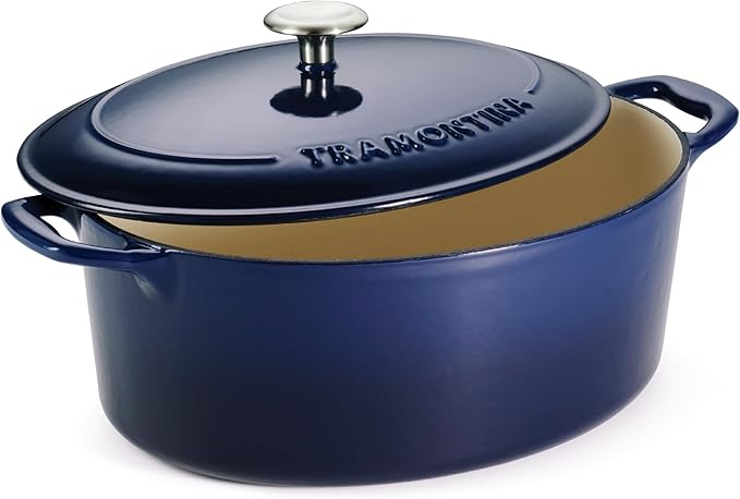 Tramontina Bestow Enameled Cast Iron Oval Dutch Oven Pot