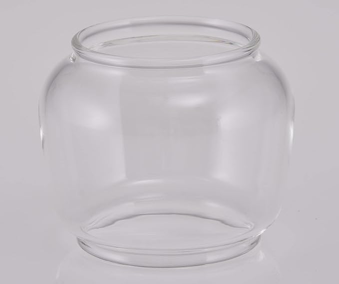 AMERICAN MANTLE Lantern Globe – Clear Borosilicate Glass Replacement for CLMN Lanterns 1.88" W x 2.25" H – Fits Models 214, 285, 288, 5150, 5151A/B/C & More – Heat Resistant Transparent Globe
