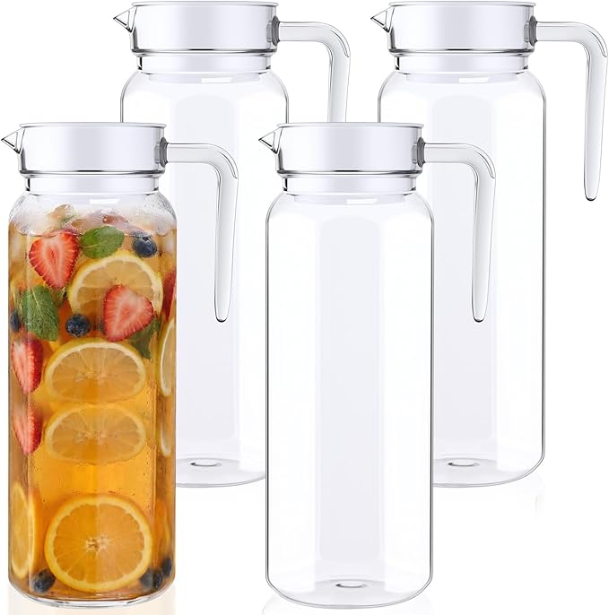 Didaey 4 Pcs Acrylic Water Pitcher