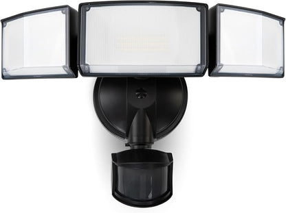 LUTEC 72W 7500LM LED Security Lights Motion Sensor Light Outdoor, 5000K Daylight