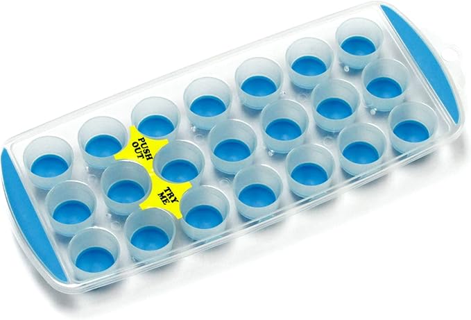 Chef Craft Select Plastic Ice Cube Tray, 11 inch in length yields 21 cubes