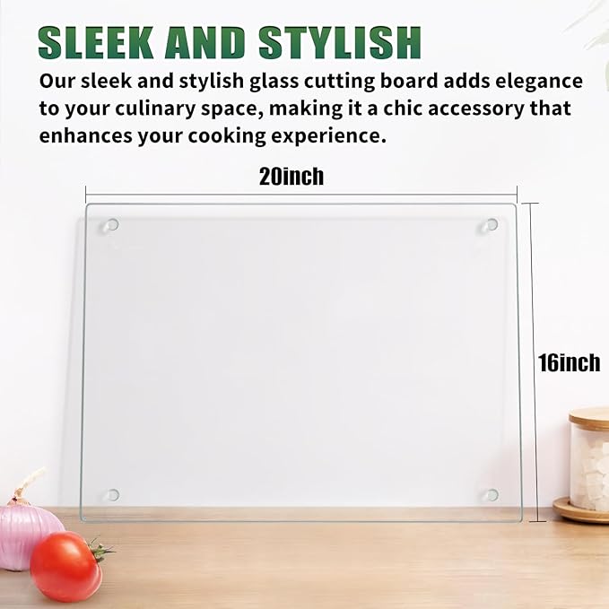Seelenruhe Tempered Glass Cutting Board