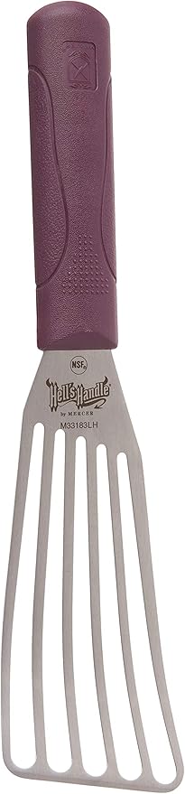 Mercer Culinary Hell's Handle, Fish Turner/Spatula, Left Handed, 3 Inch x 6 Inch