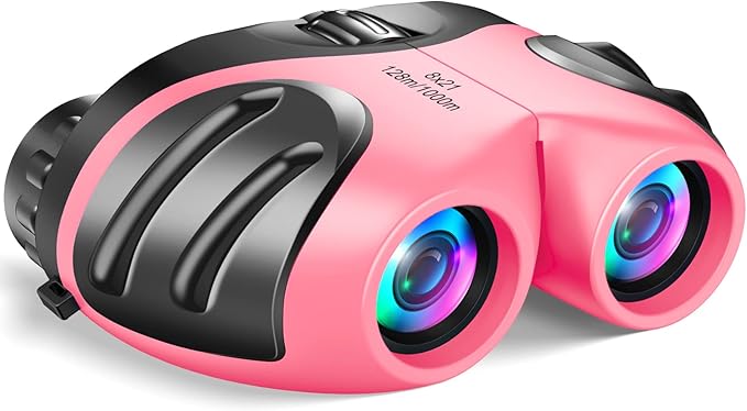 LET'S GO! Binocular for Kids, Compact High Resolution Shockproof Binoculars
