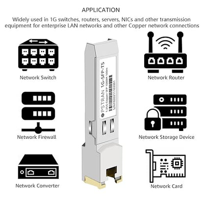 OPSTRAN 10/100/1000BASE-T SFP SGMII Copper Transceiver Module Compatible