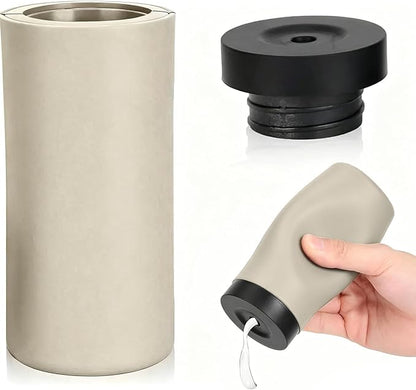 Silicone Dish Soap Dispenser, 8 Oz Refillable Squeeze Bottle, Leakproof