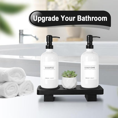 KASUNTING Hand Soap Dispenser for Kitchen, Bathroom Soap Dispenser Set