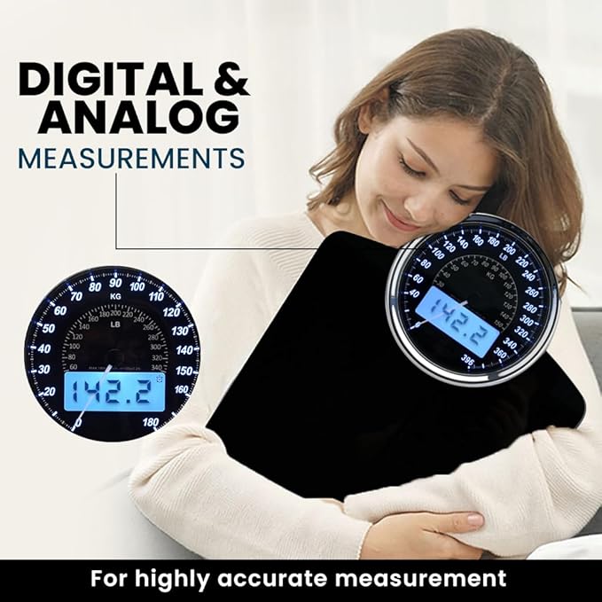 EILISON Highly Advance 2-in-1 Digital & Analog Weighing Scale