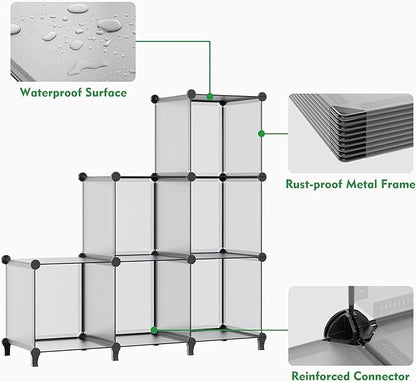HOMIDEC Closet Organizers and Storage, 16 Cube Storage Organizer, Portable