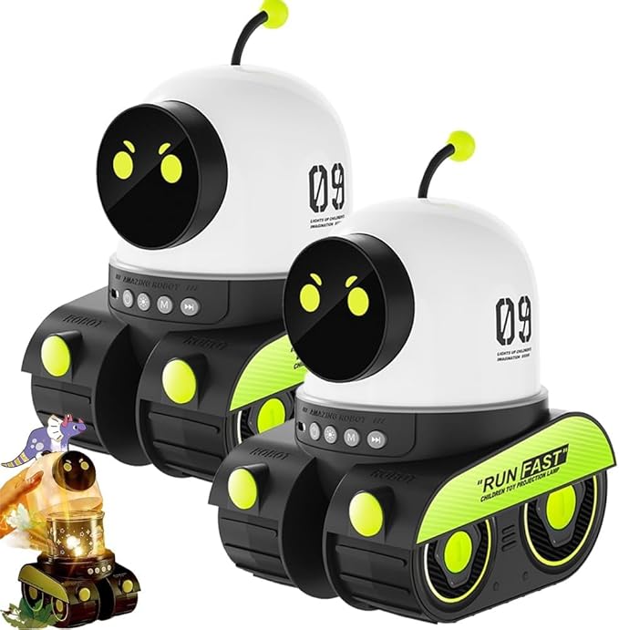 Kids Cartoon Projector Lamp, Story Projector for Kid, 12 Slides+360° Rotation Silent Kids Night Light, Christmas Birthdays Gifts, Unique Stylish Projectors Lamp with Cartoon Images