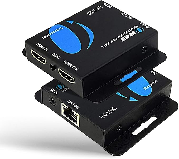 OREI 4K HDMI over Ethernet Extender Over CAT5/CAT6/CAT7,
