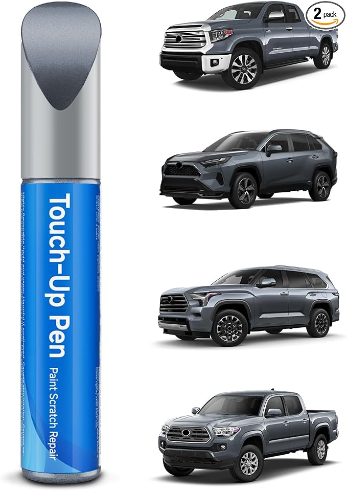 Touch Up Paint Compatible with Toyota Exact Match Touch Up Paint Car Scratch Repair (Celestite Gray Metallic （1K3）)