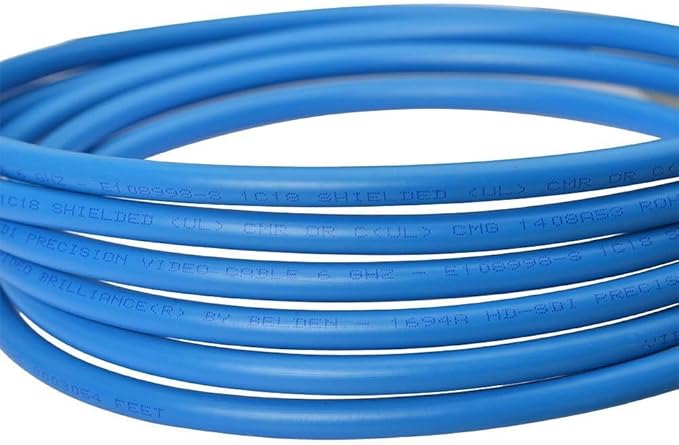 Superbat SDI Cable 50ft BNC Cable 75 Ohm Belden 1694A 3G/6G/12G SDI Camera Wire