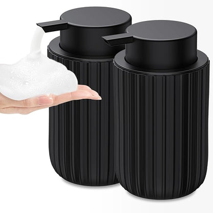 Ceramic Foaming Soap Dispenser, 12 oz Bathroom Foam Hand Soap Dispenser