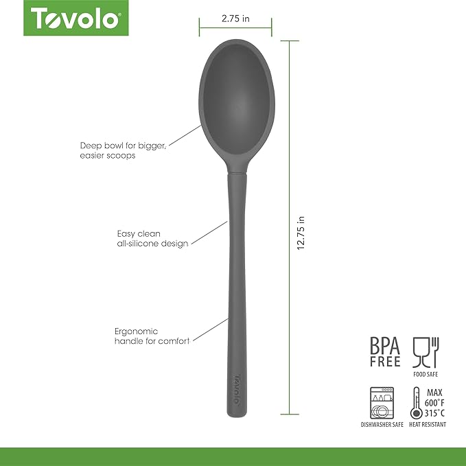 Tovolo Flex Core Silicone Deep Spoon