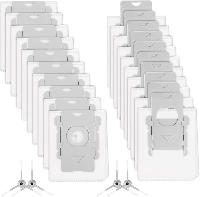 20 Pack High Capacity Vacuum Bags – Compatible with iRobot Roomba i & j Series, s9+ & Combo Models – Premium Replacement Dirt Disposal Bags for i7+, j7+, s9+, and More