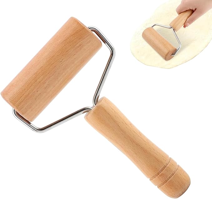Pizza Rolling Pin Small Rolling Pin Wooden Dough Roller Non Stick Pizza Dough
