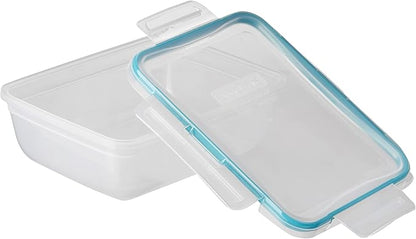 Snapware Total Solutions (10-Pack, Mixed Sizes) Plastic Food Storage Containers Set, Airtight & Leakproof Locking BPA-Free Lids Tupperware, Freezer Dishwasher Microwave Safe
