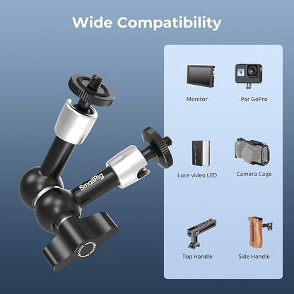 SMALLRIG 5.5-inch Magic Arm 2-Pack, Articulating Adjustable Friction Arm Mount