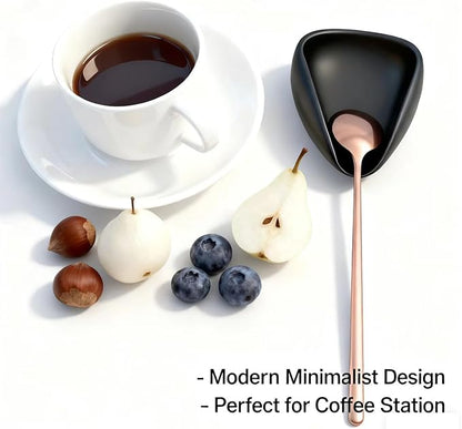 Ceramic Coffee Bean Dosing Cup + Sprayer Gift Set, Spoon Rest, Mini Coffee