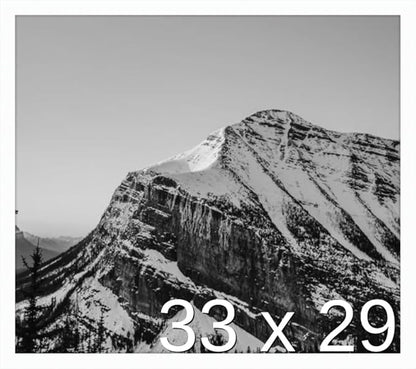 Frame It Easy 33 x 29 White Wood Frame