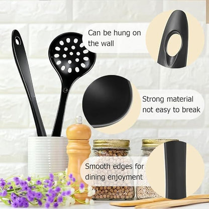 Large Plastic Serving Spoons, Disposable Heavy Duty Serving Spoons, Long Handle