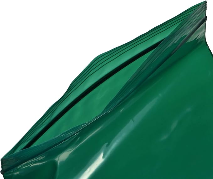 uGems 4" x 6" Green Reclosable Zipper Bags - 2-Mil, Pack of 100 - Resealable Plastic Bags for Packing, Storage, Tools, Crafts, and Office Supplies - sku: r46gr-100