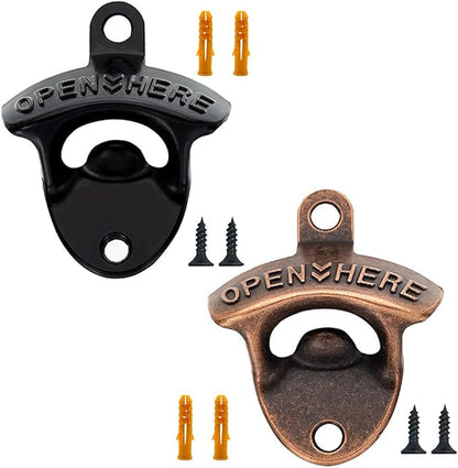 Beer bottle openers Cast Iron wall mounted bottle opener