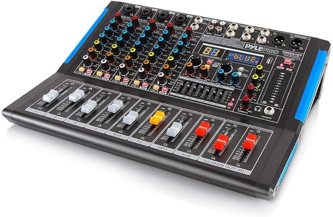Pyle 6-Channel Bluetooth Studio Audio Mixer