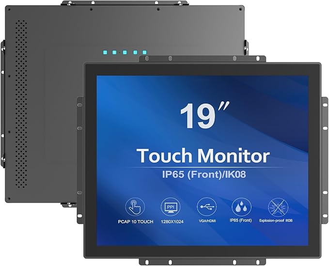 GreenTouch High Brightness 19 Inch 10 Points Open Frame PCAP Touchscreen Monitor