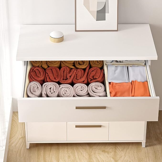 Criusia Drawer Organizer Clothes 12 Pack, Dresser Organizer