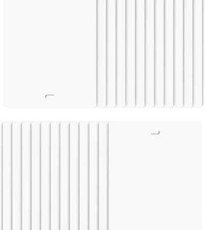 DALIX 82.5" White Vertical Blinds Replacement Slats Sliding Door Window (24 Pack)