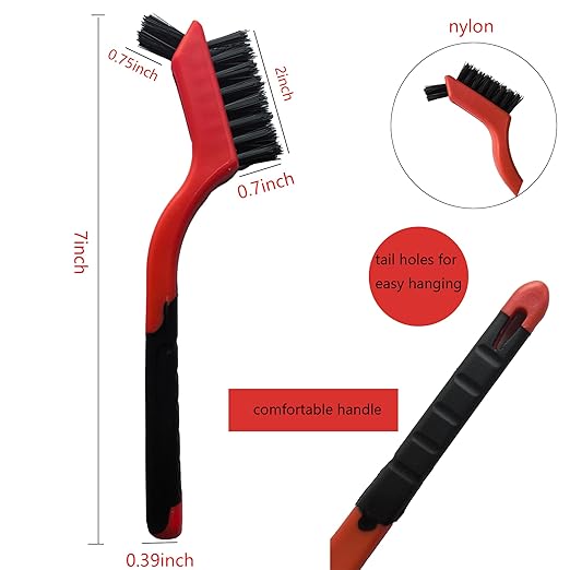 6-Pack Nylon Cleaning Brushes